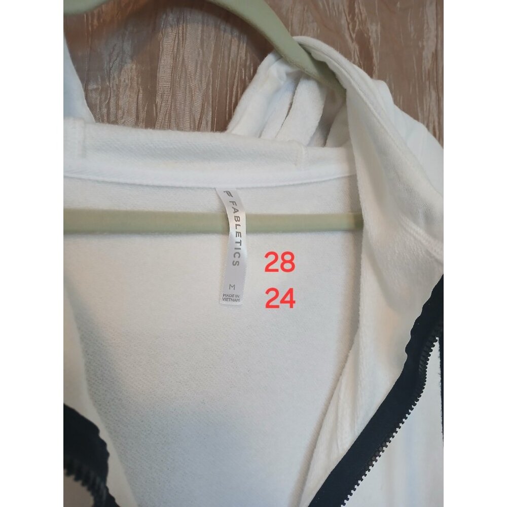 Fabletics Drawstring Full Zip Hoodie Performance … - image 8